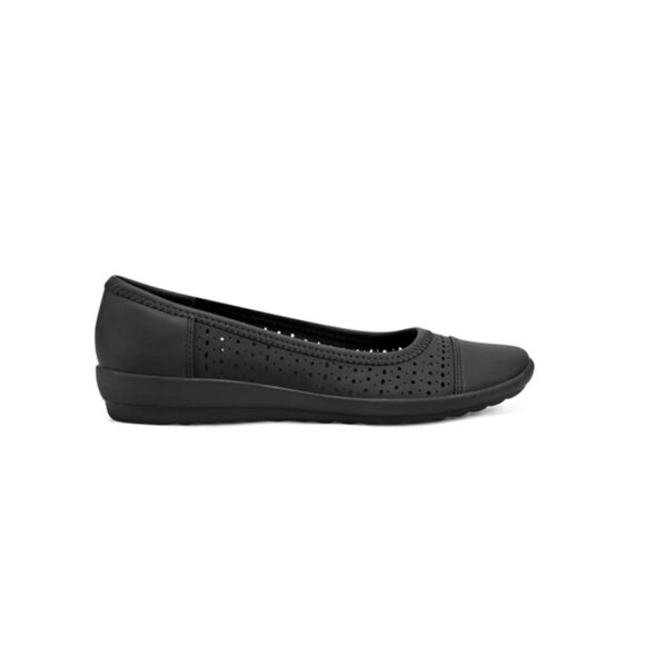 Easy Spirit Women's Avien Slip On Perforated Ballet Flats - Picture 3 of 5